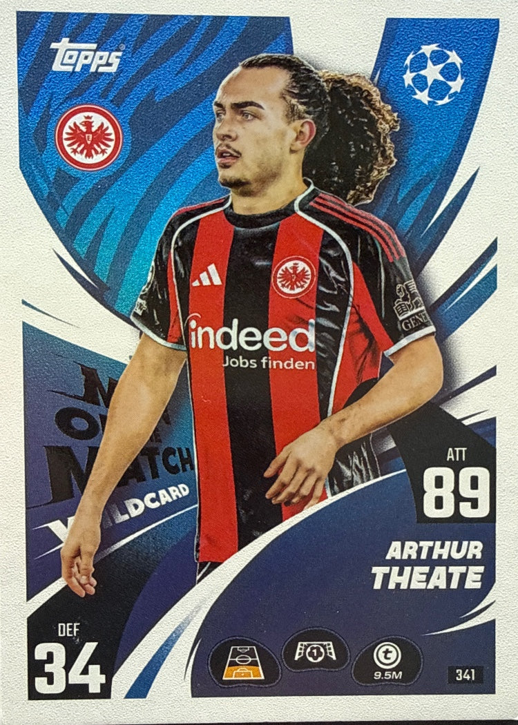 Arthur Theate – Topps Match Attax Champions League 2025/26 – #341
