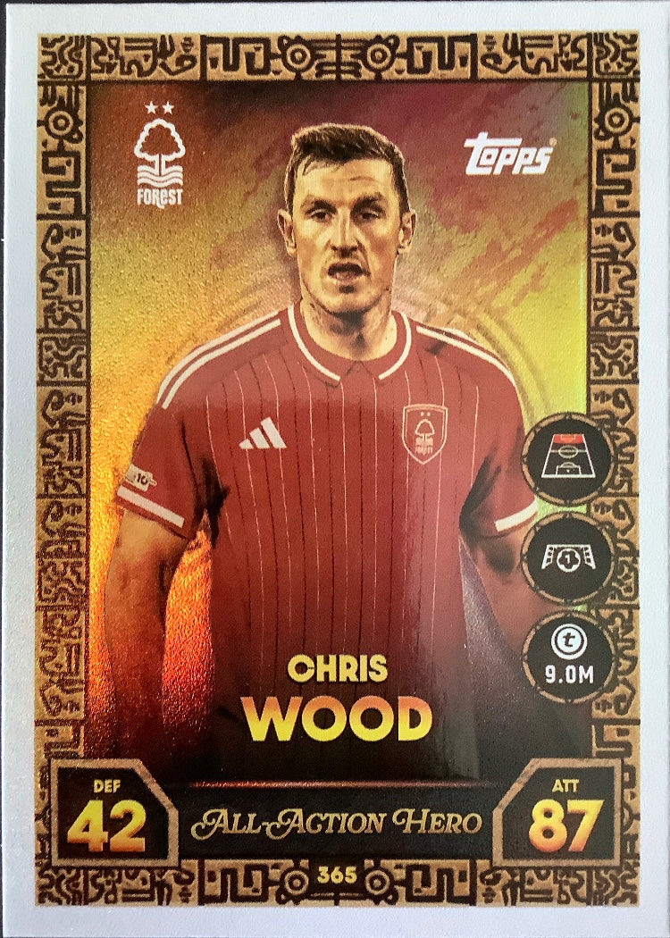 Chris Wood – Topps Match Attax Champions League 2025/26 – #365