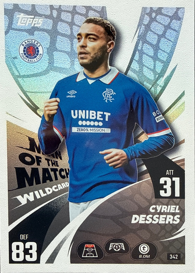 Cyriel Dessers – Topps Match Attax Champions League 2025/26 – #342