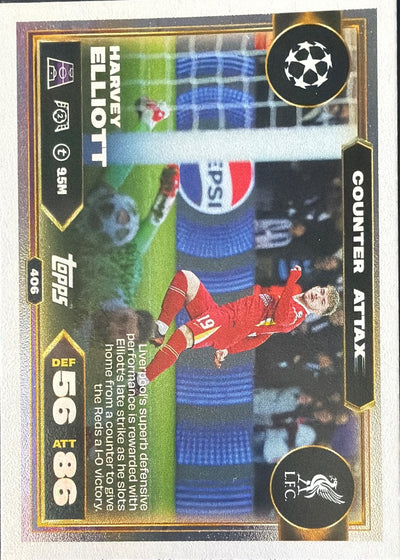 Harvey Elliott – Topps Match Attax Champions League 2025/26 – #406