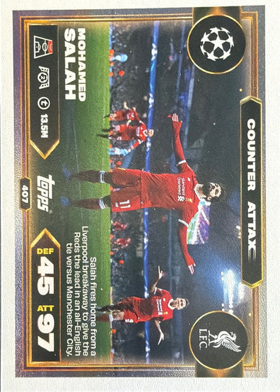 Mohamed Salah – Topps Match Attax Champions League 2025/26 – #407