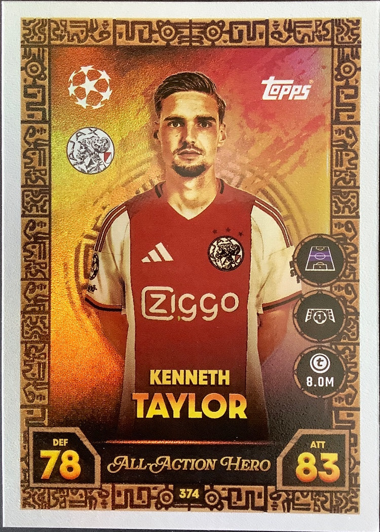 Kenneth Taylor – Topps Match Attax Champions League 2025/26 – #374