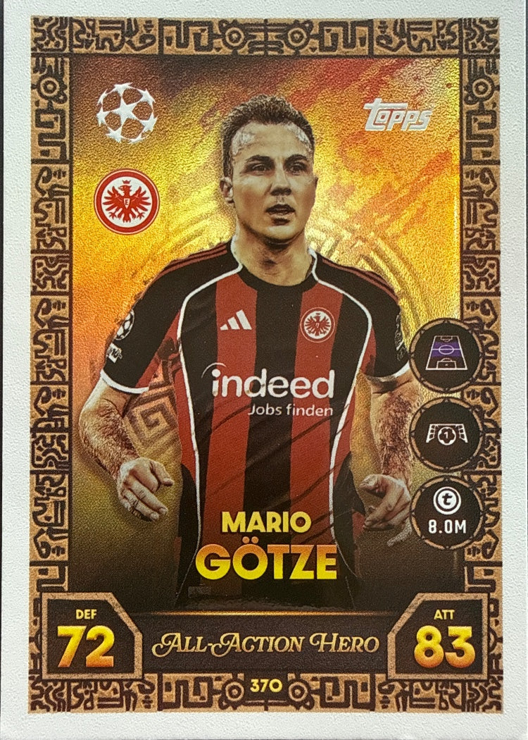 Mario Götze – Topps Match Attax Champions League 2025/26 – #370