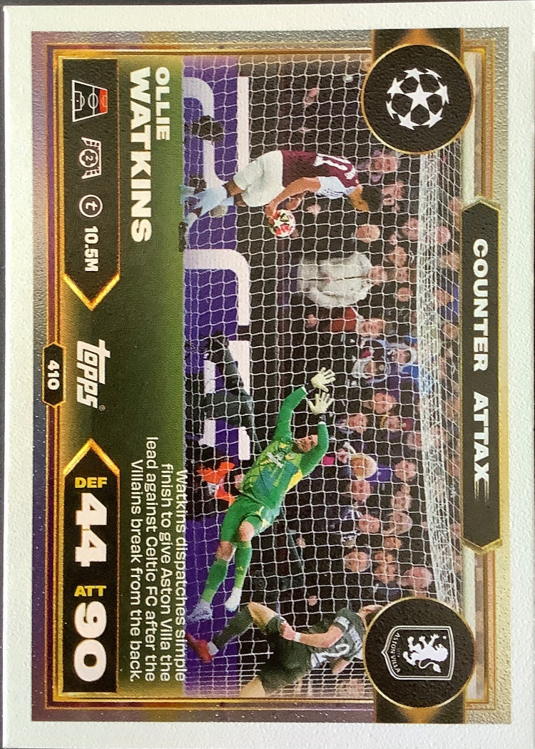 Ollie Watkins – Topps Match Attax Champions League 2025/26 – #410