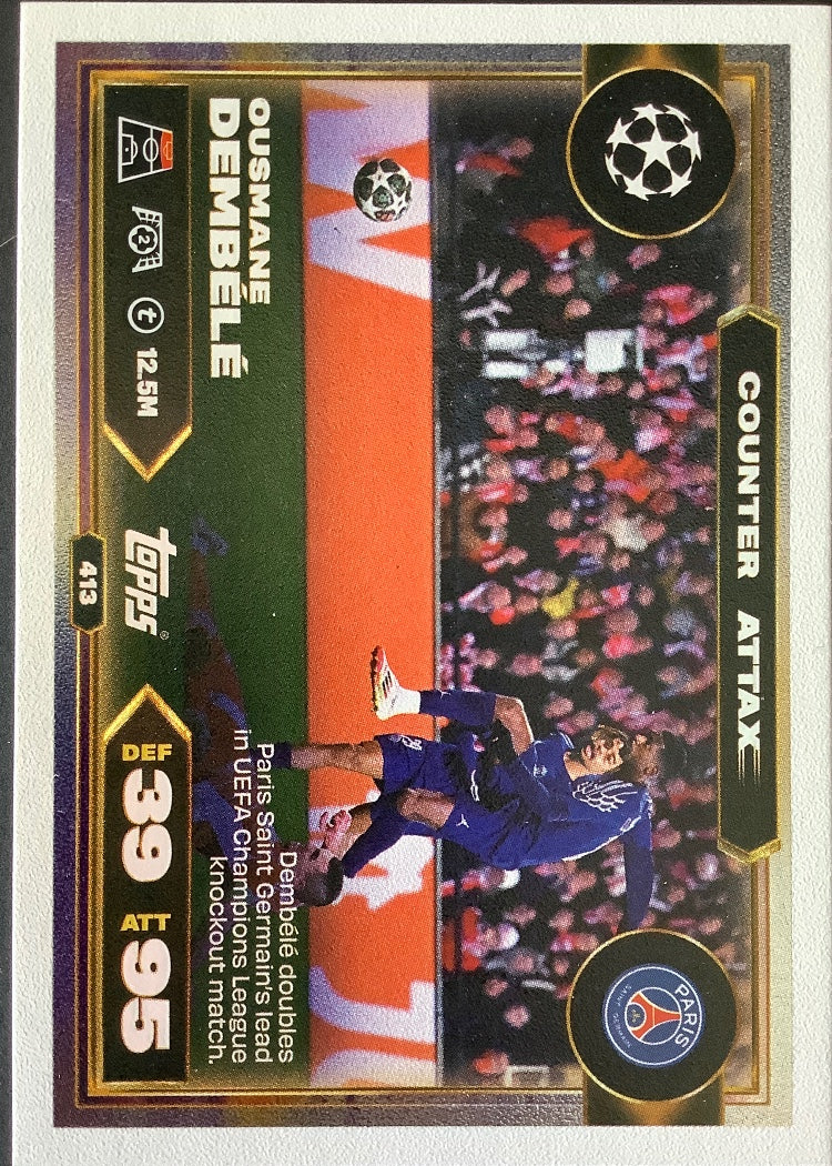 Ousmane Dembélé – Topps Match Attax Champions League 2025/26 – #413