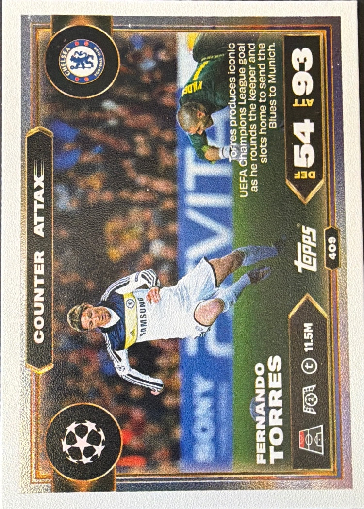 Fernando Torres – Topps Match Attax Champions League 2025/26 – #409