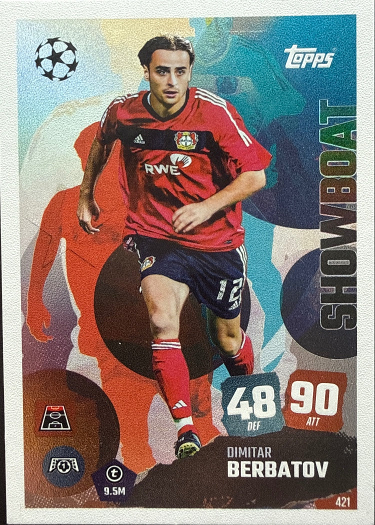 Dimitar Berbatov – Topps Match Attax Champions League 2025/26 – #421