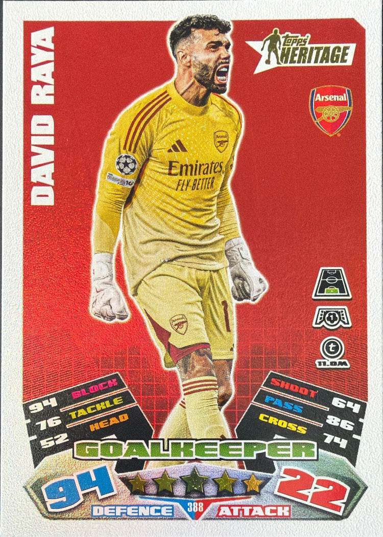 David Raya – Topps Match Attax Champions League 2025/26 – #388