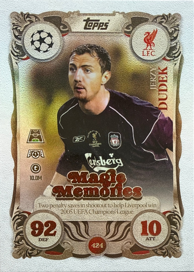 Jerzy Dudek – Topps Match Attax Champions League 2025/26 – #424