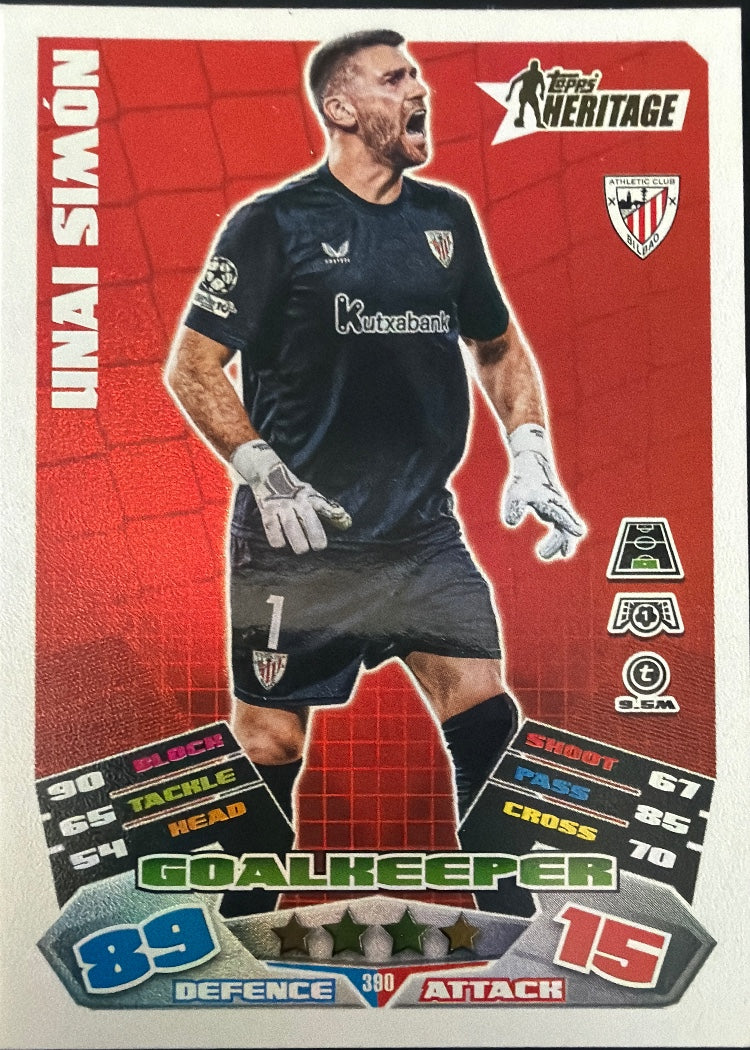 Unai Simón – Topps Match Attax Champions League 2025/26 – #390