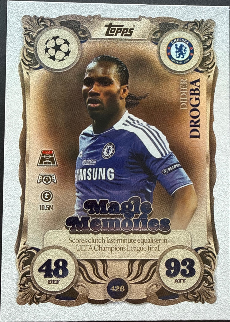 Didier Drogba – Topps Match Attax Champions League 2025/26 – #426