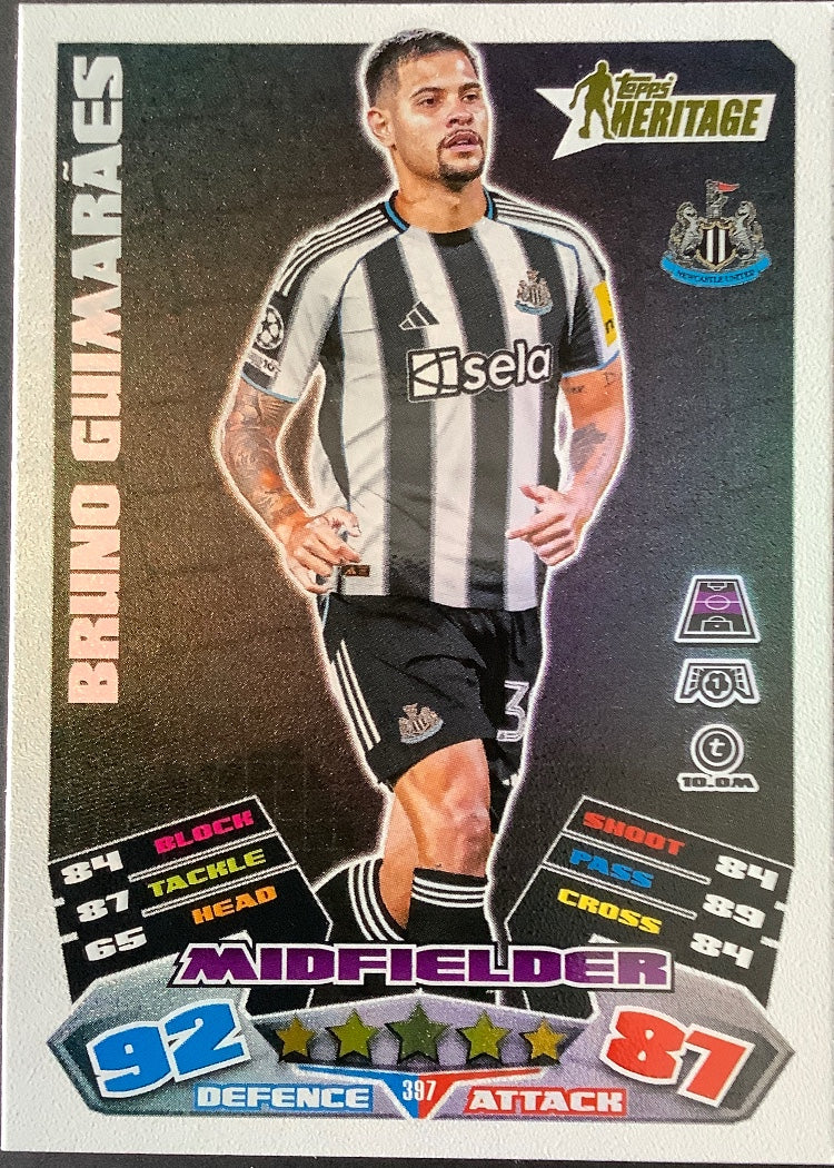 Bruno Guimarães – Topps Match Attax Champions League 2025/26 – #397