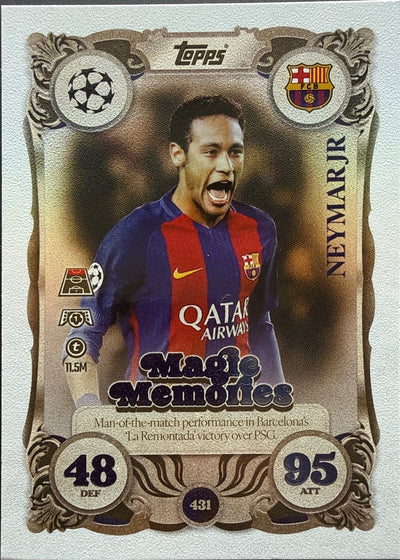 Neymar Jr. – Topps Match Attax Champions League 2025/26 – #431