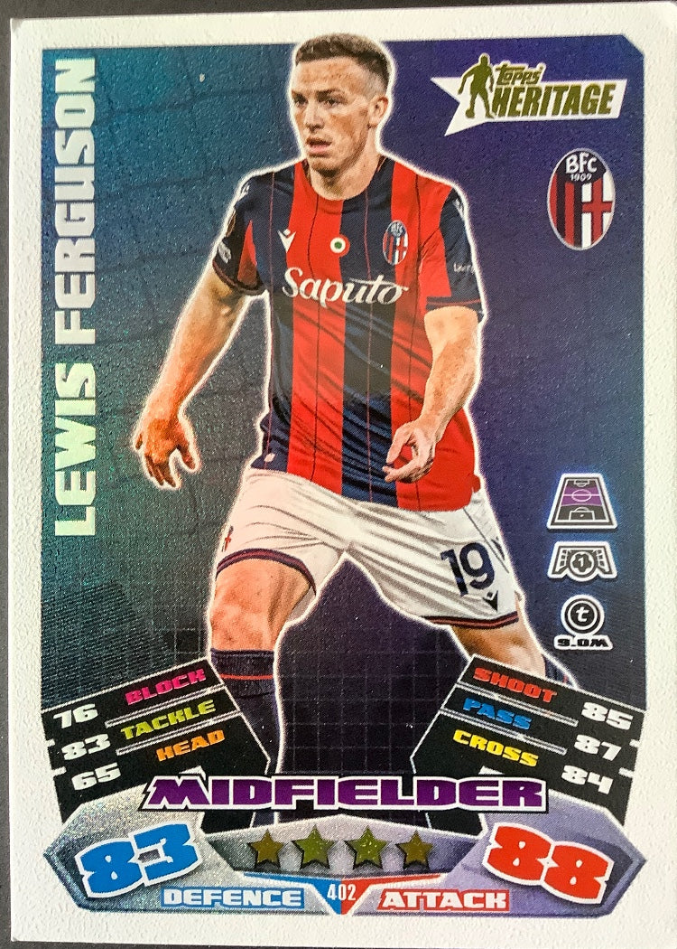 Lewis Ferguson – Topps Match Attax Champions League 2025/26 – #402