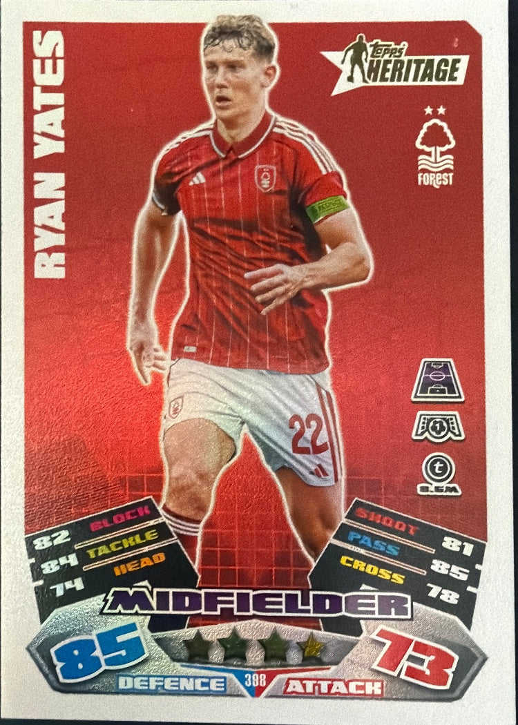 Ryan Yates – Topps Match Attax Champions League 2025/26 – #398