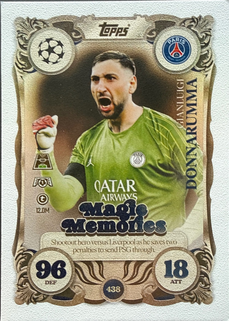 Gianluigi Donnarumma – Topps Match Attax Champions League 2025/26 – #438