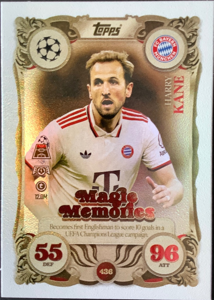 Harry Kane – Topps Match Attax Champions League 2025/26 – #436