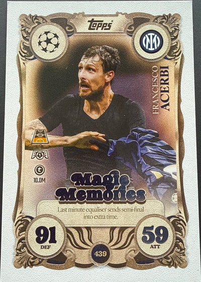 Francesco Acerbi – Topps Match Attax Champions League 2025/26 – #439