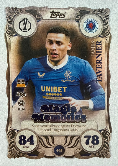 James Tavernier – Topps Match Attax Champions League 2025/26 – #441
