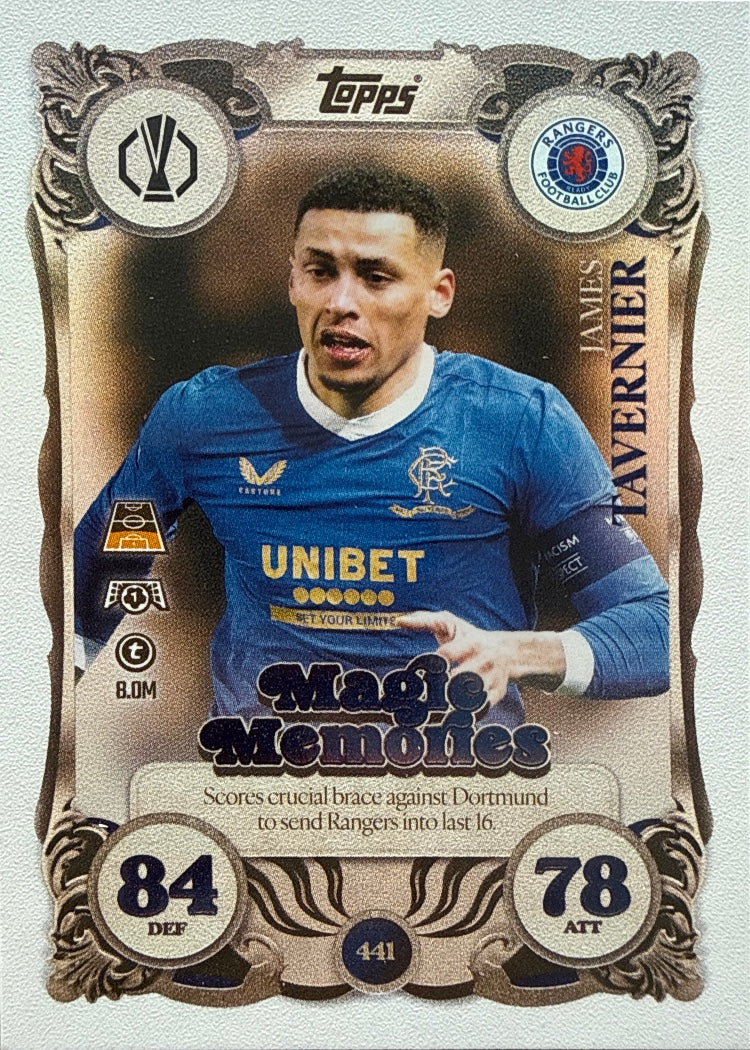James Tavernier – Topps Match Attax Champions League 2025/26 – #441