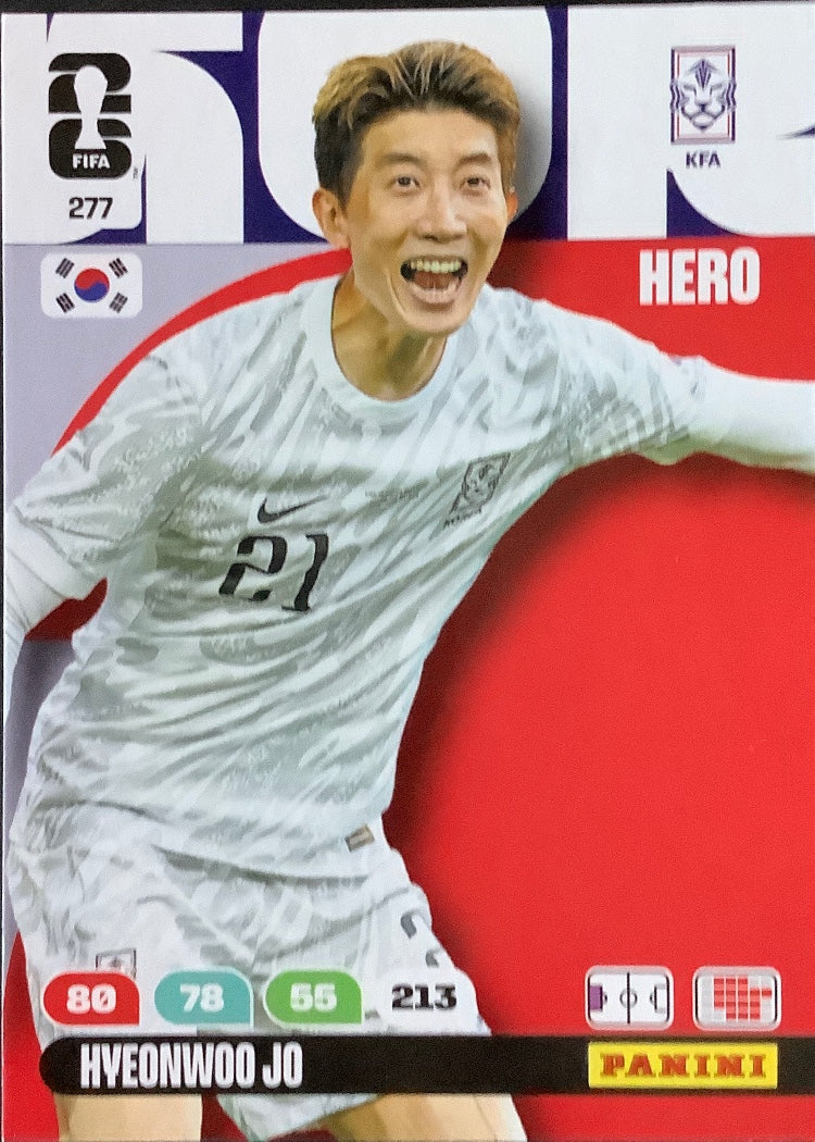 Hyeon-woo Jo – Panini Adrenalyn XL FIFA World Cup 2026 – #277