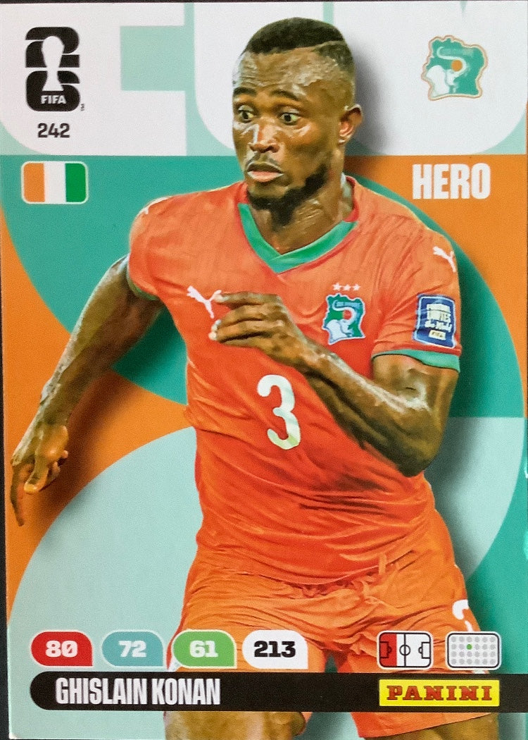 Ghislain Konan – Panini Adrenalyn XL FIFA World Cup 2026 – #242