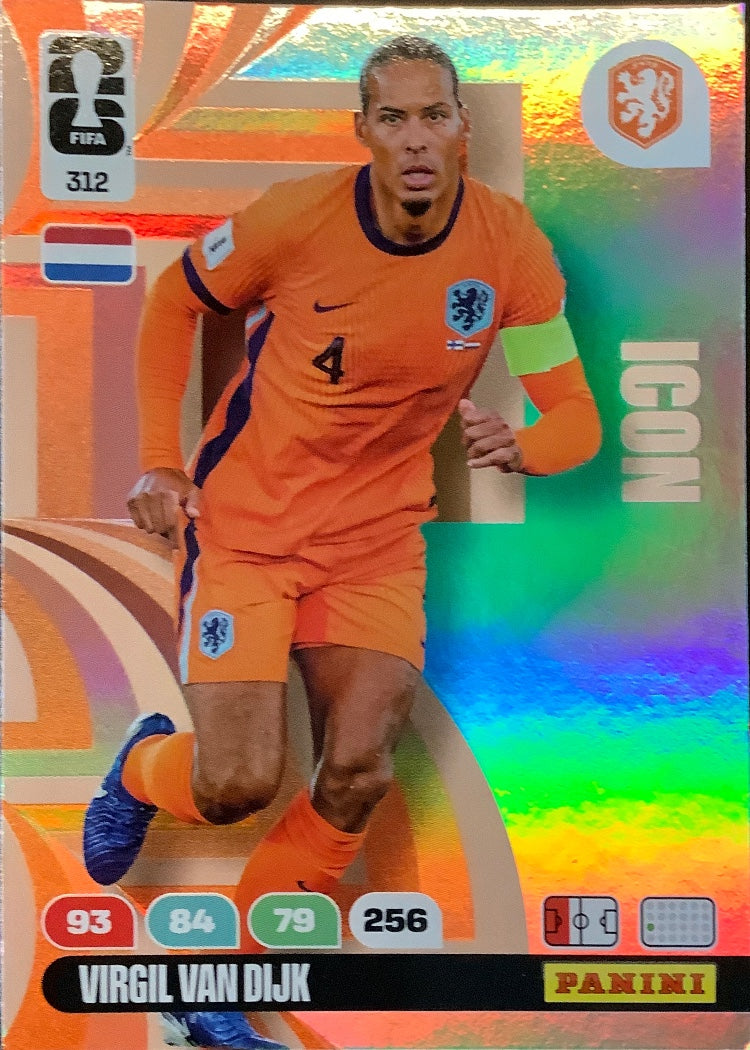 Virgil van Dijk – Panini Adrenalyn XL FIFA World Cup 2026 – #312