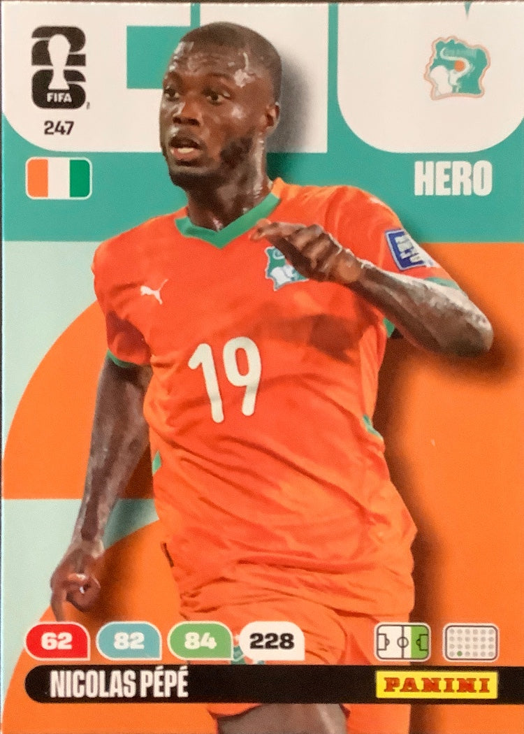Nicolas Pépé – Panini Adrenalyn XL FIFA World Cup 2026 – #247