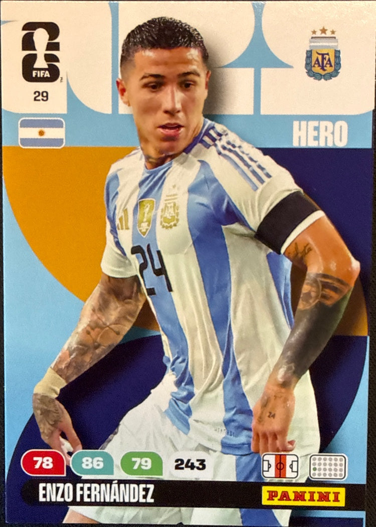 Enzo Fernández – Panini Adrenalyn XL FIFA World Cup 2026 – #29