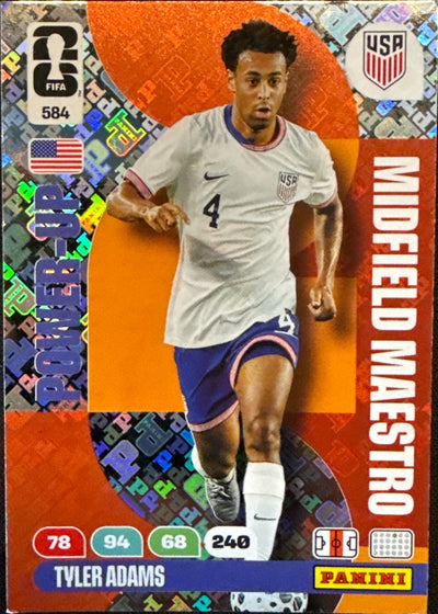 Tyler Adams – Panini Adrenalyn XL FIFA World Cup 2026 – #584