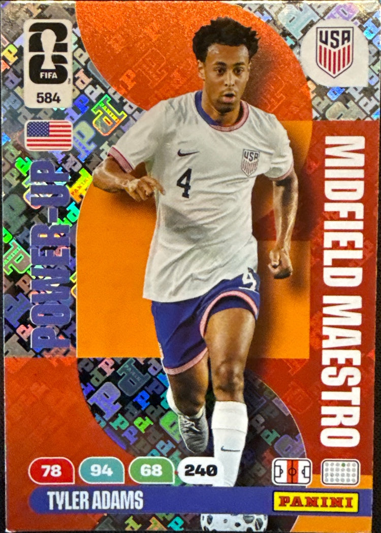 Tyler Adams – Panini Adrenalyn XL FIFA World Cup 2026 – #584