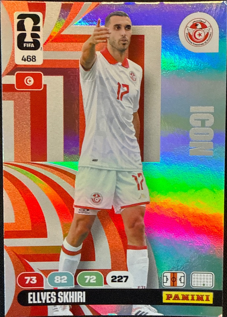 Ellyes Skhiri – Panini Adrenalyn XL FIFA World Cup 2026 – #468