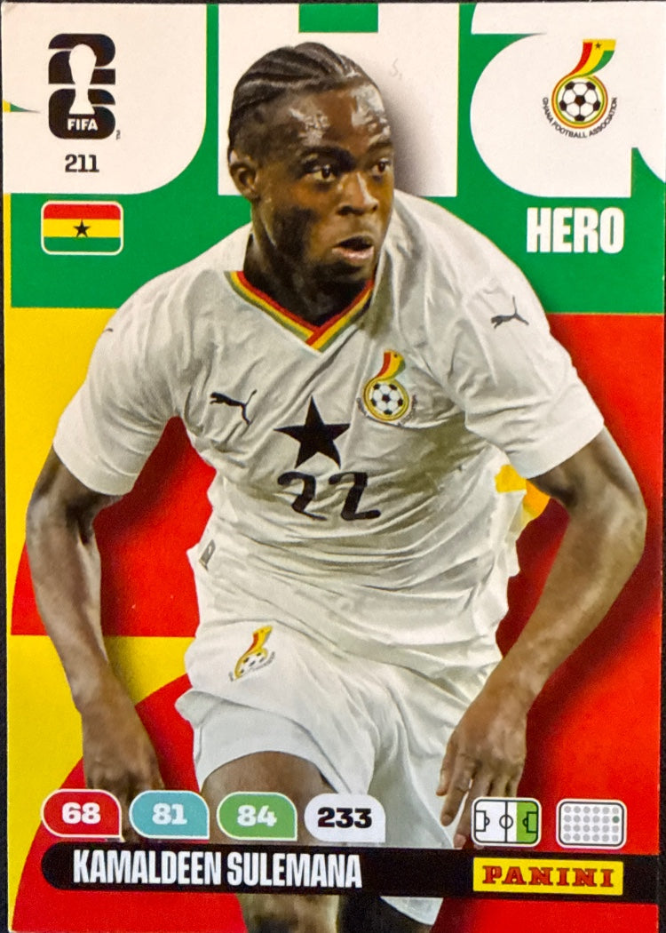 Kamaldeen Sulemana – Panini Adrenalyn XL FIFA World Cup 2026 – #211
