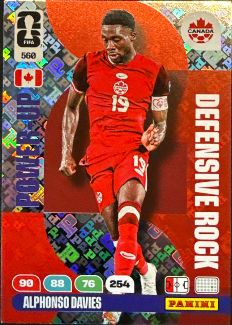 Alphonso Davies – Panini Adrenalyn XL FIFA World Cup 2026 – #560
