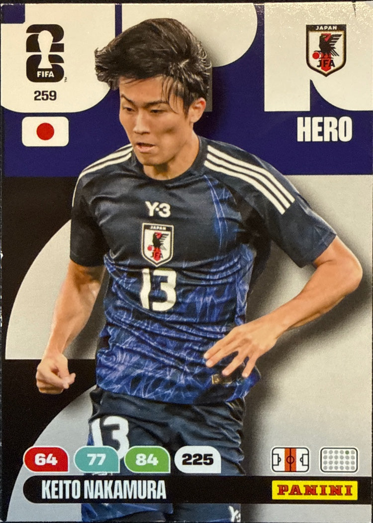 Keito Nakamura – Panini Adrenalyn XL FIFA World Cup 2026 – #259