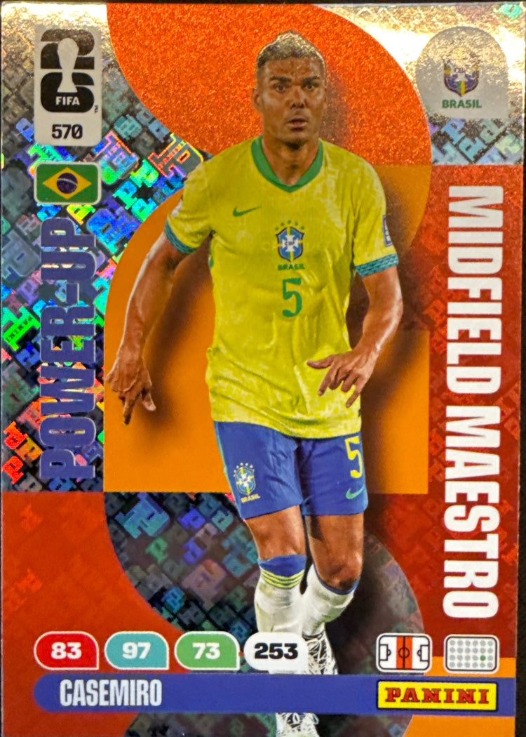 Casemiro – Panini Adrenalyn XL FIFA World Cup 2026 – #570