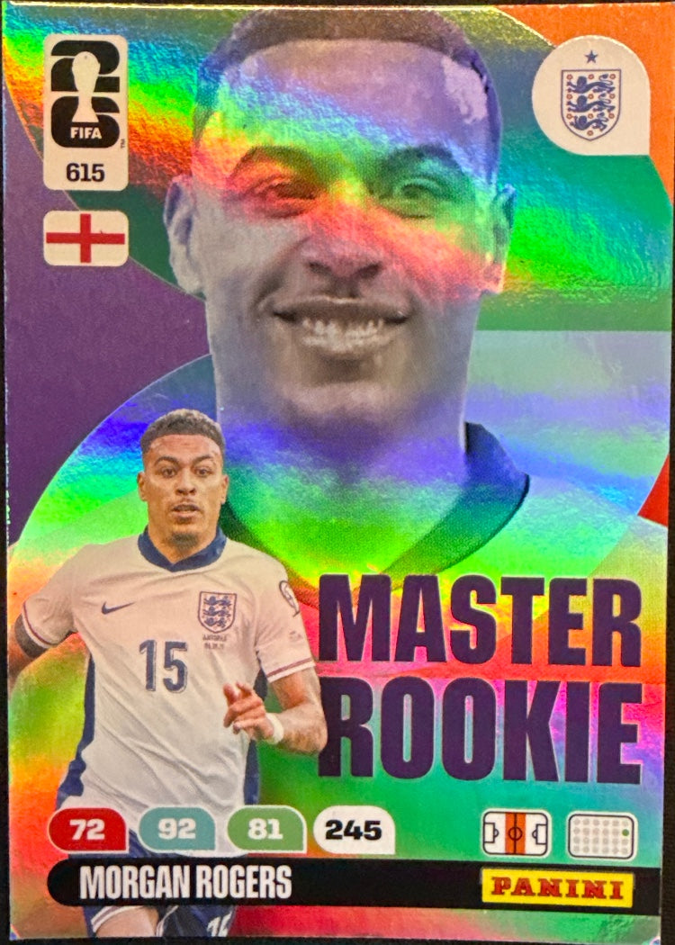 Morgan Rogers – Panini Adrenalyn XL FIFA World Cup 2026 – #615