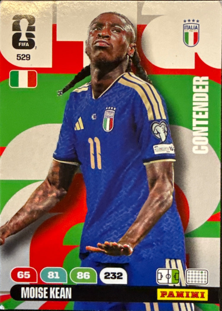 Moise Kean – Panini Adrenalyn XL FIFA World Cup 2026 – #529