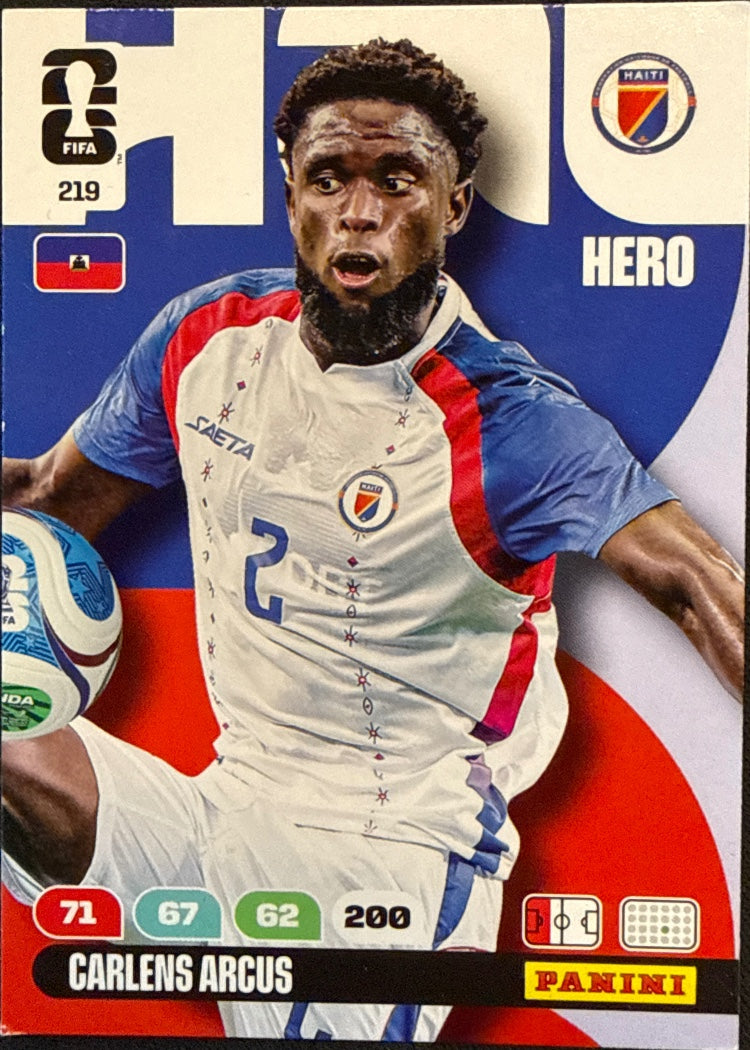 Carlens Arcus – Panini Adrenalyn XL FIFA World Cup 2026 – #219