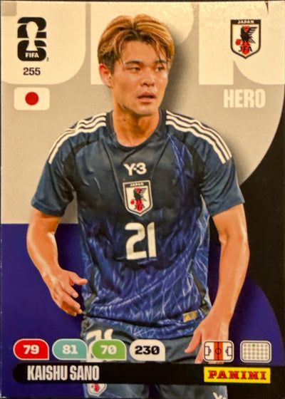 Kaishu Sano – Panini Adrenalyn XL FIFA World Cup 2026 – #255
