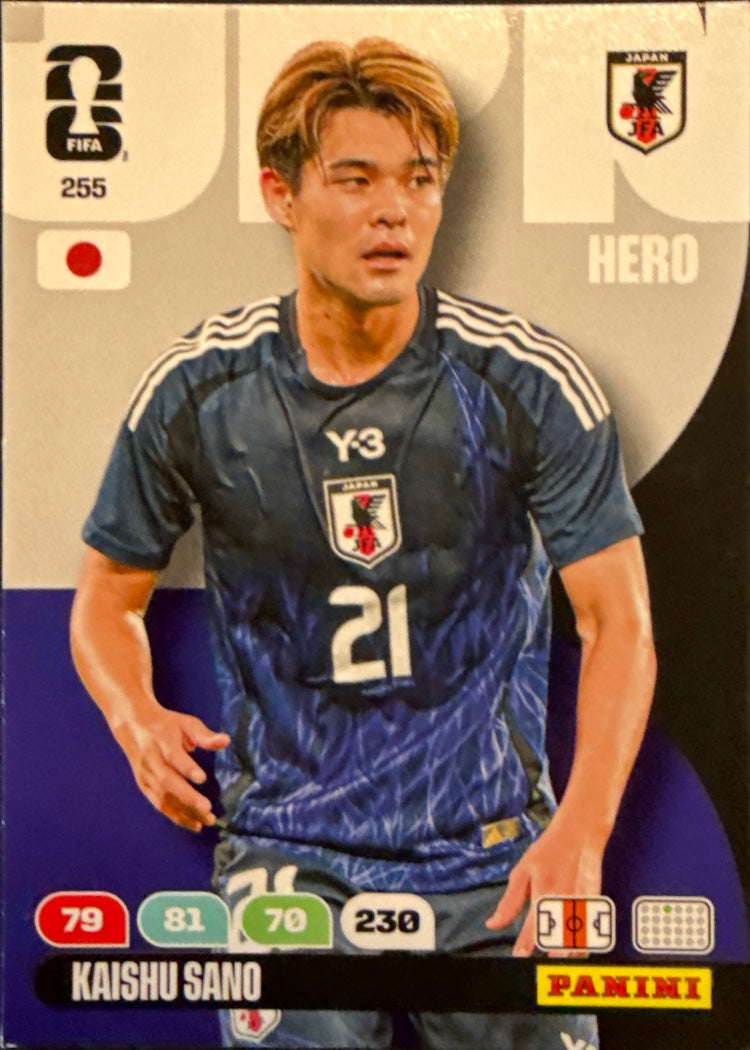 Kaishu Sano – Panini Adrenalyn XL FIFA World Cup 2026 – #255