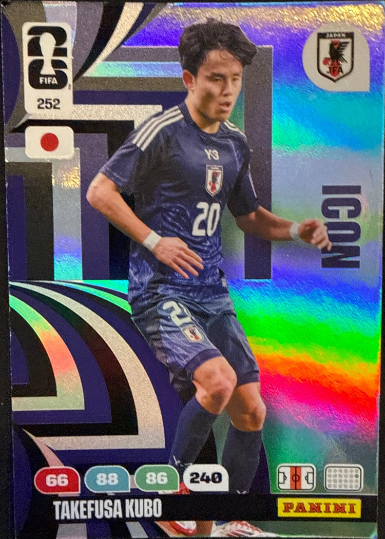 Takefusa Kubo – Panini Adrenalyn XL FIFA World Cup 2026 – #252