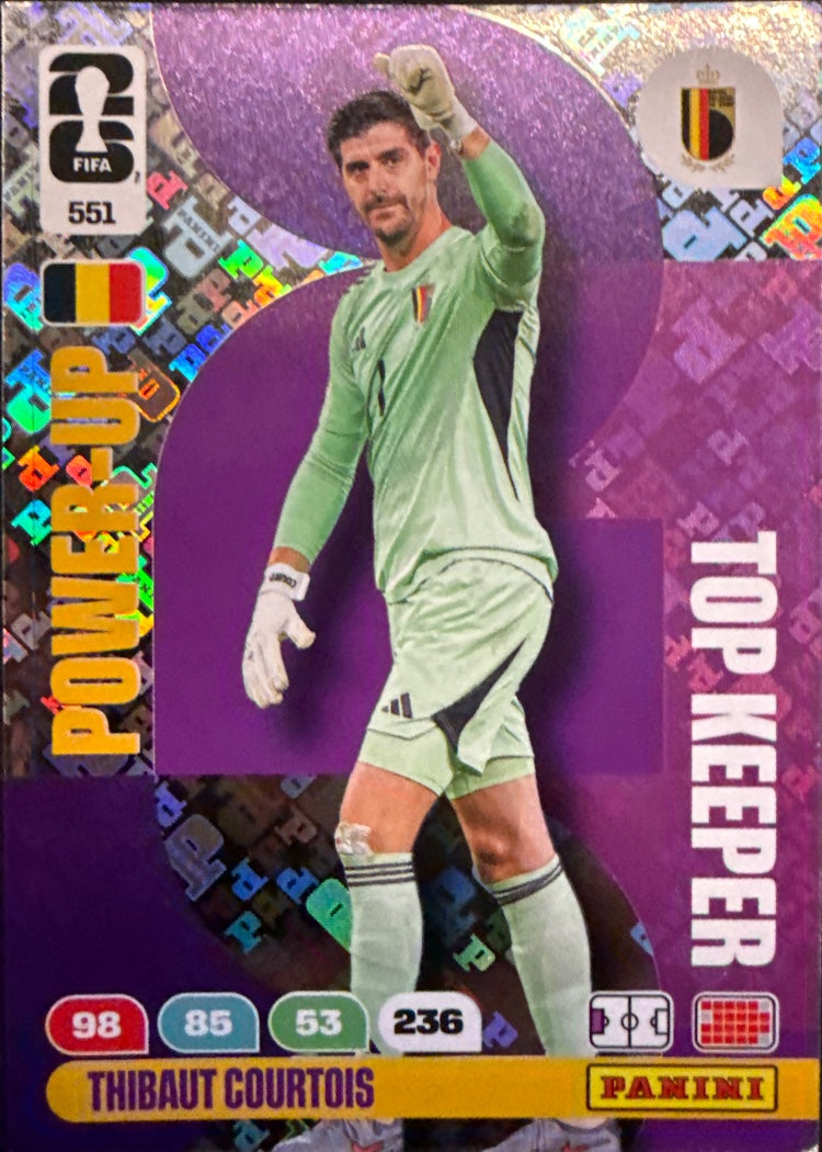 Thibaut Courtois – Panini Adrenalyn XL FIFA World Cup 2026 – #551