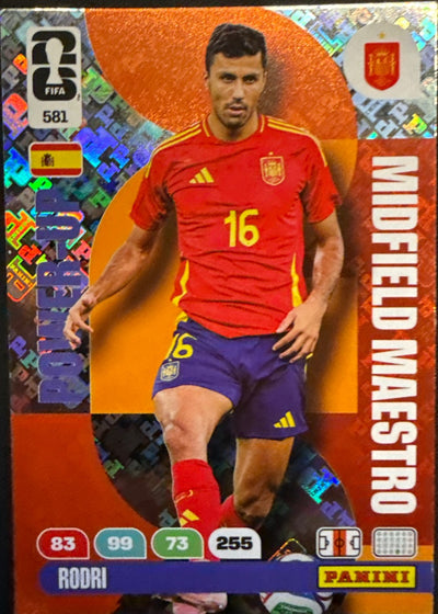 Rodri – Panini Adrenalyn XL FIFA World Cup 2026 – #581