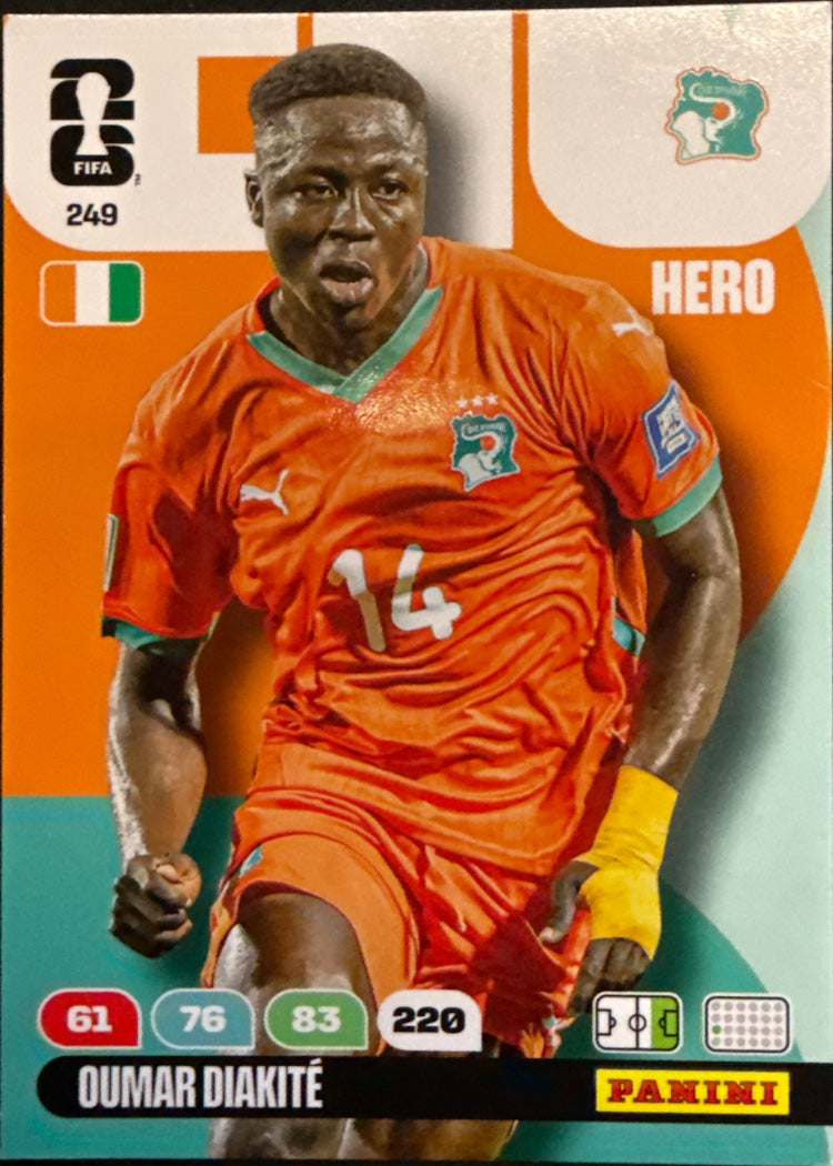 Oumar Diakité – Panini Adrenalyn XL FIFA World Cup 2026 – #249