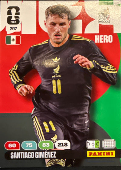 Santiago Giménez – Panini Adrenalyn XL FIFA World Cup 2026 – #297