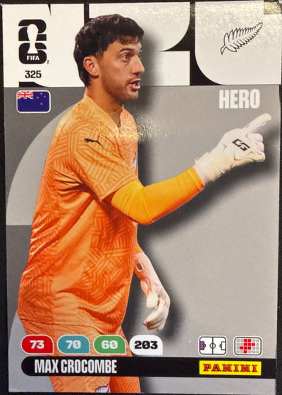 Max Crocombe – Panini Adrenalyn XL FIFA World Cup 2026 – #325