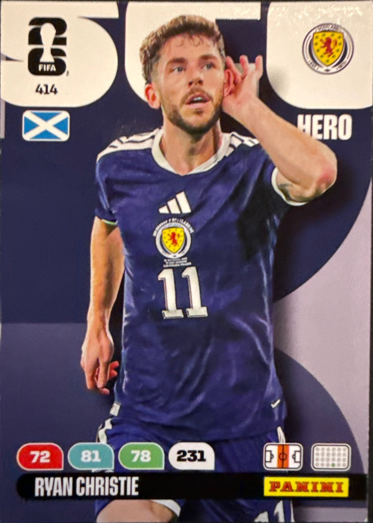 Ryan Christie – Panini Adrenalyn XL FIFA World Cup 2026 – #414