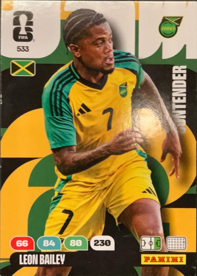 Leon Bailey – Panini Adrenalyn XL FIFA World Cup 2026 – #533