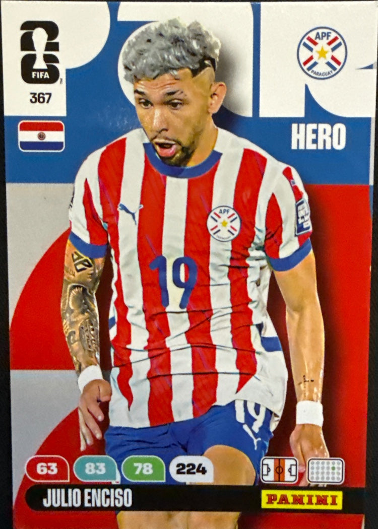 Julio Enciso – Panini Adrenalyn XL FIFA World Cup 2026 – #367